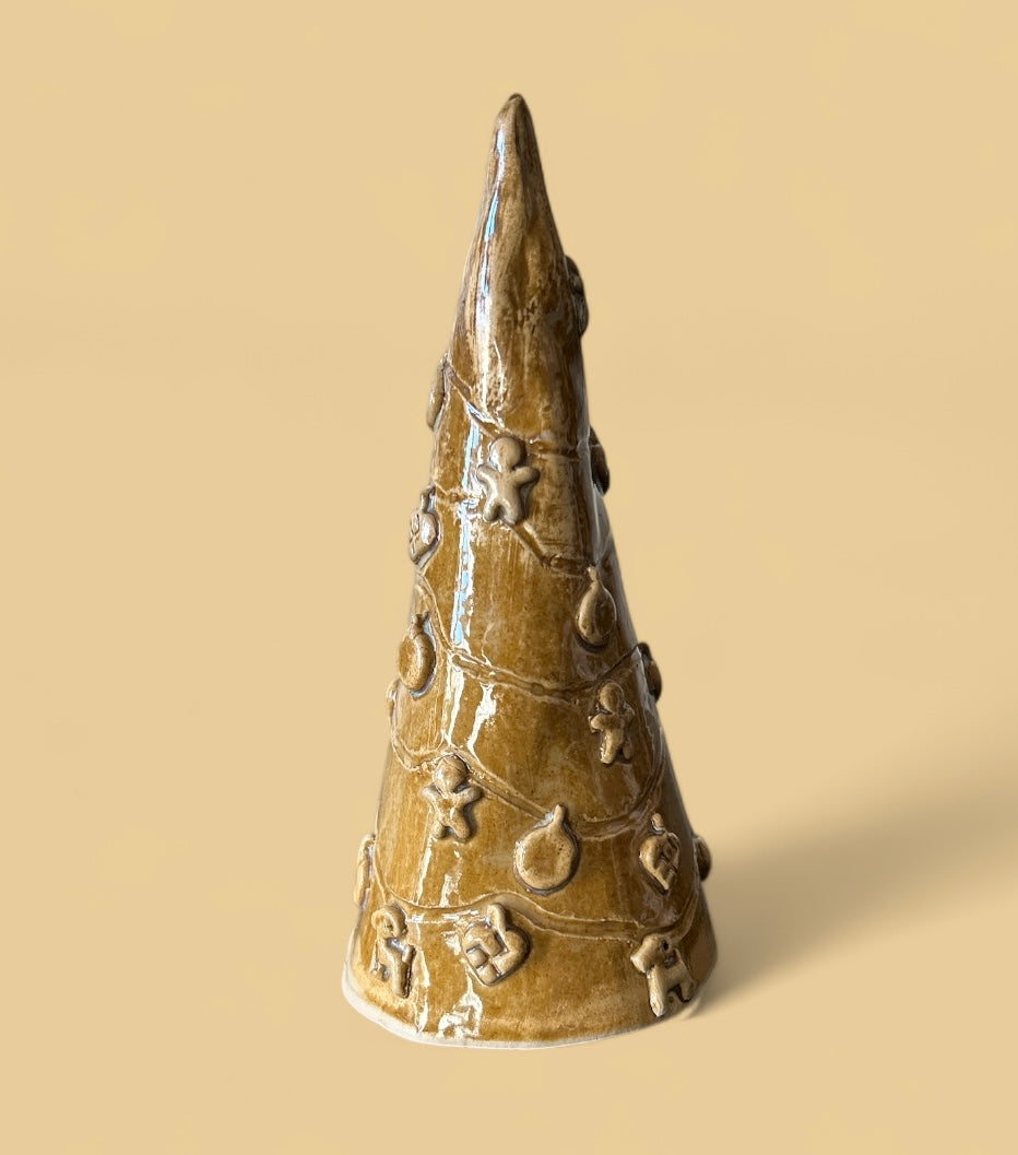 ✨ Unika keramik juletræ – 16 cm ✨