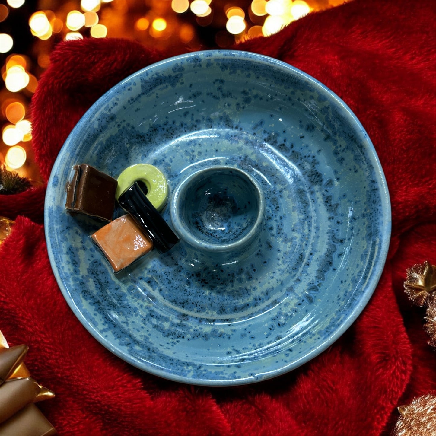 Unik konfekt lysestage