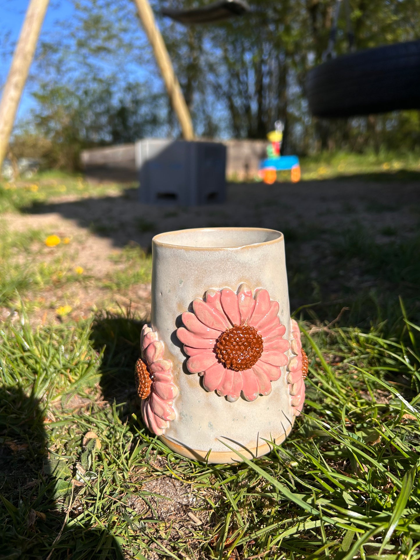 Håndlavet stentøjs vase