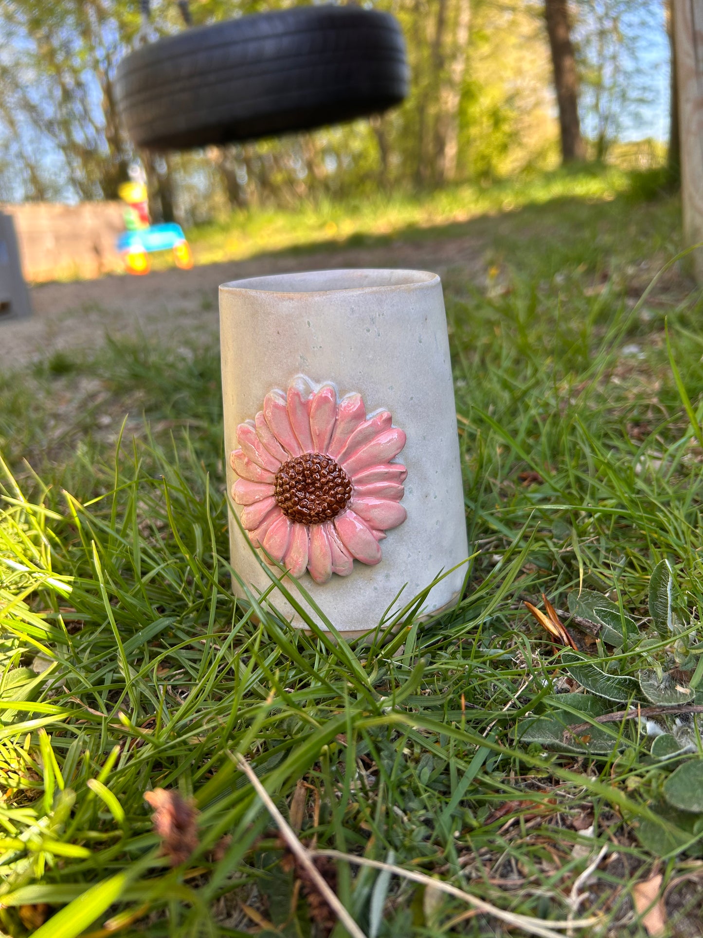 Håndlavet stentøjs vase