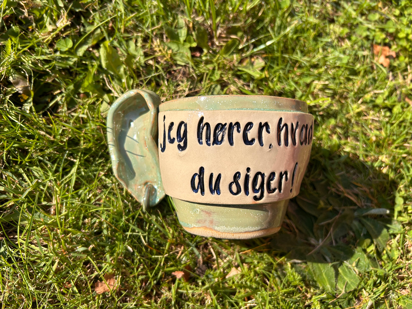 Jeg hører hvad du siger krus