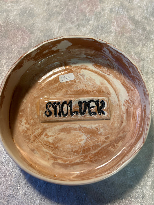 Snolderskål. ( lertøj)