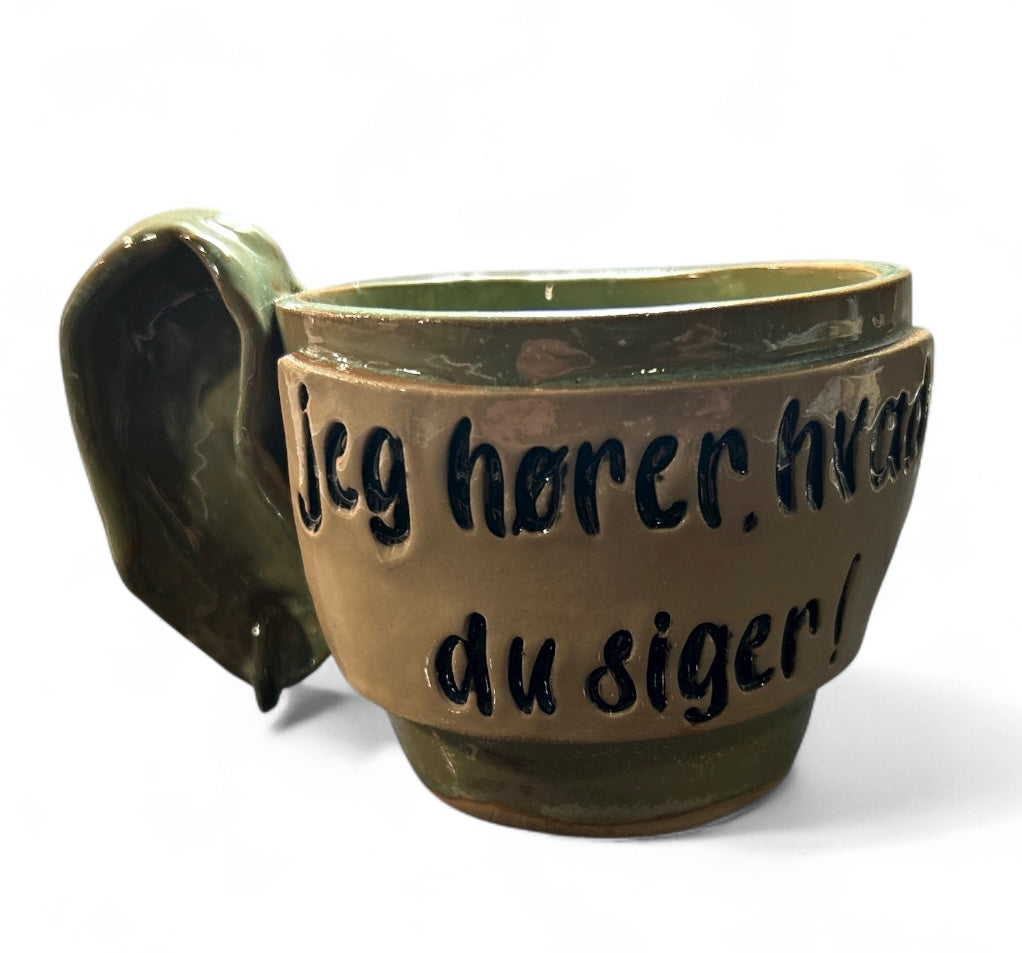 Jeg hører hvad du siger krus