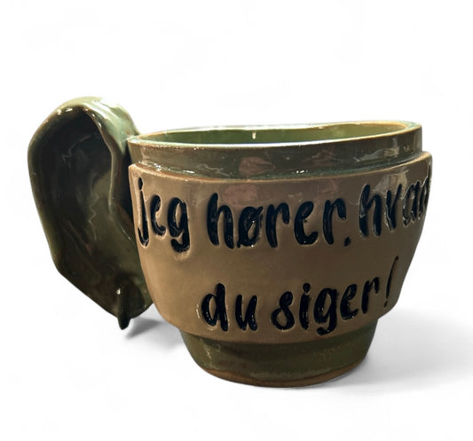 Jeg hører hvad du siger krus