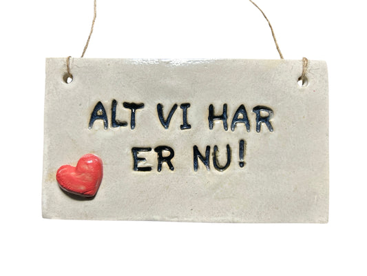 Alt vi har er nu ophæng