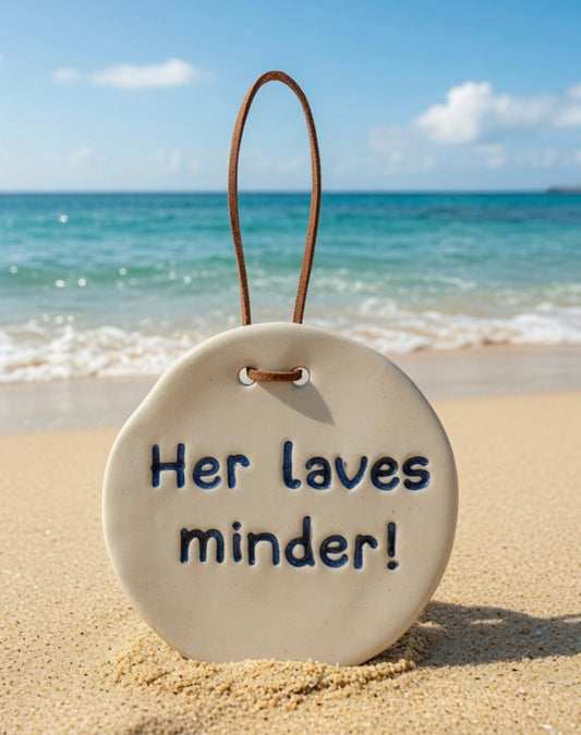 Her laves minder – håndlavet keramikskilt ❤️
