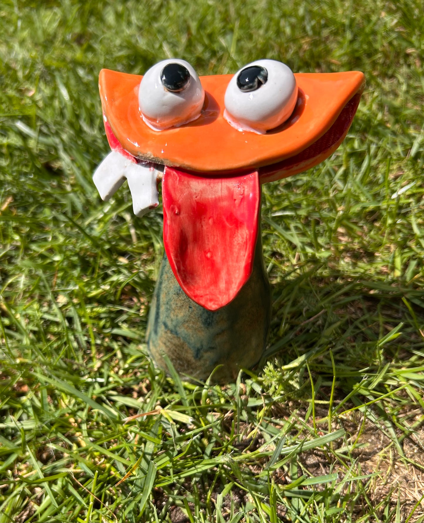 Keramik figur med humor