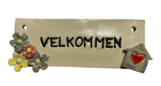 Velkommen skilt