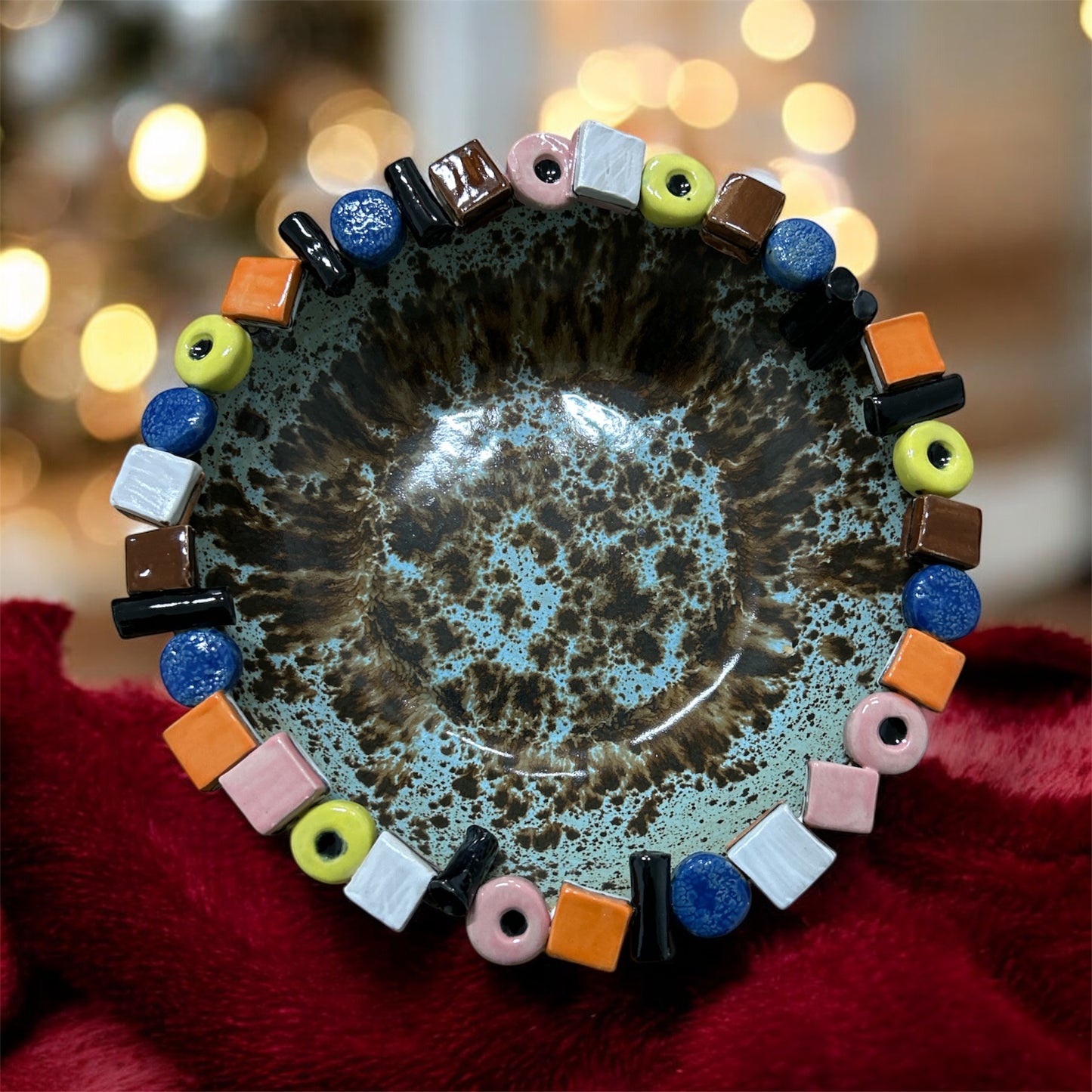 Stor konfekt skål unika