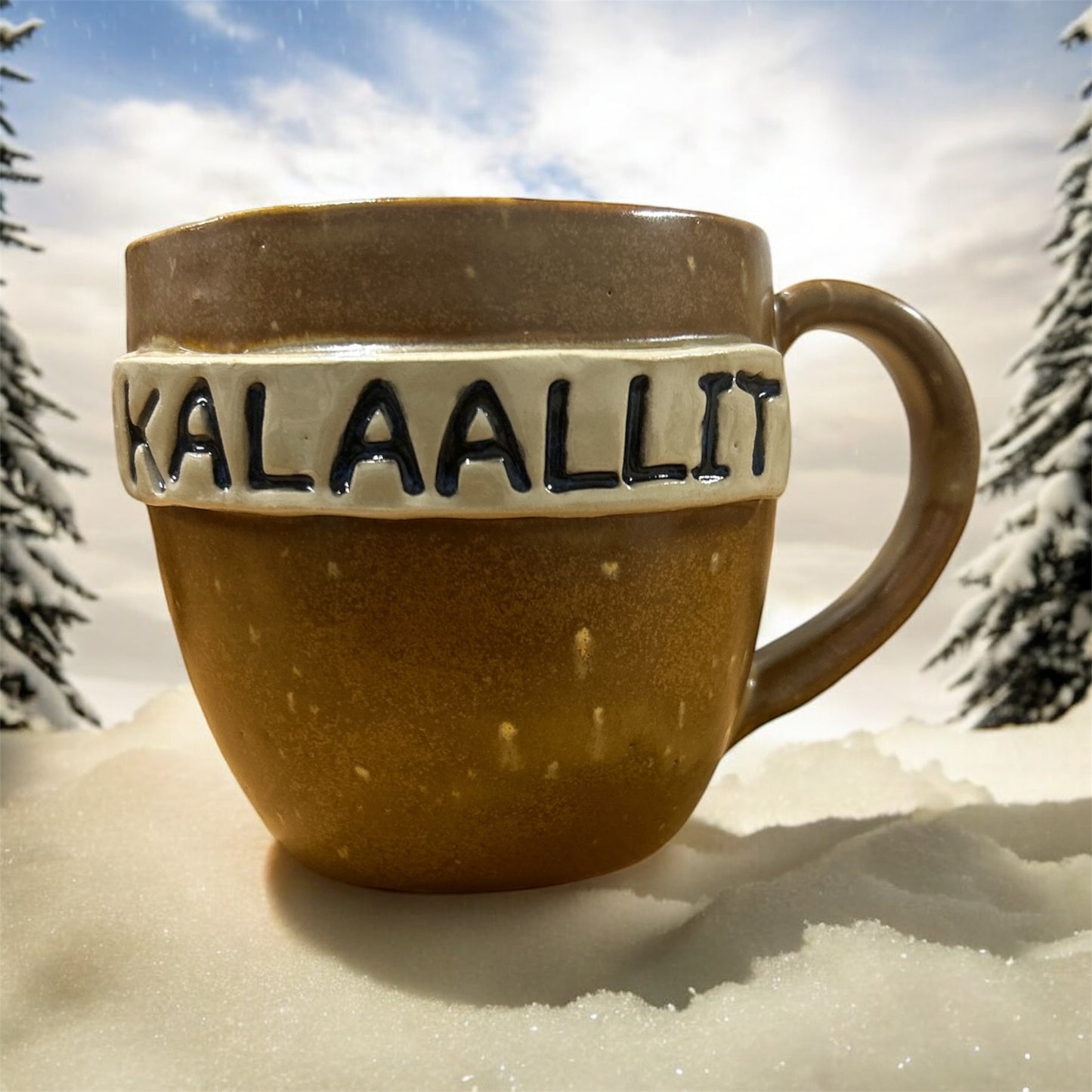 Håndlavet stentøjs krus