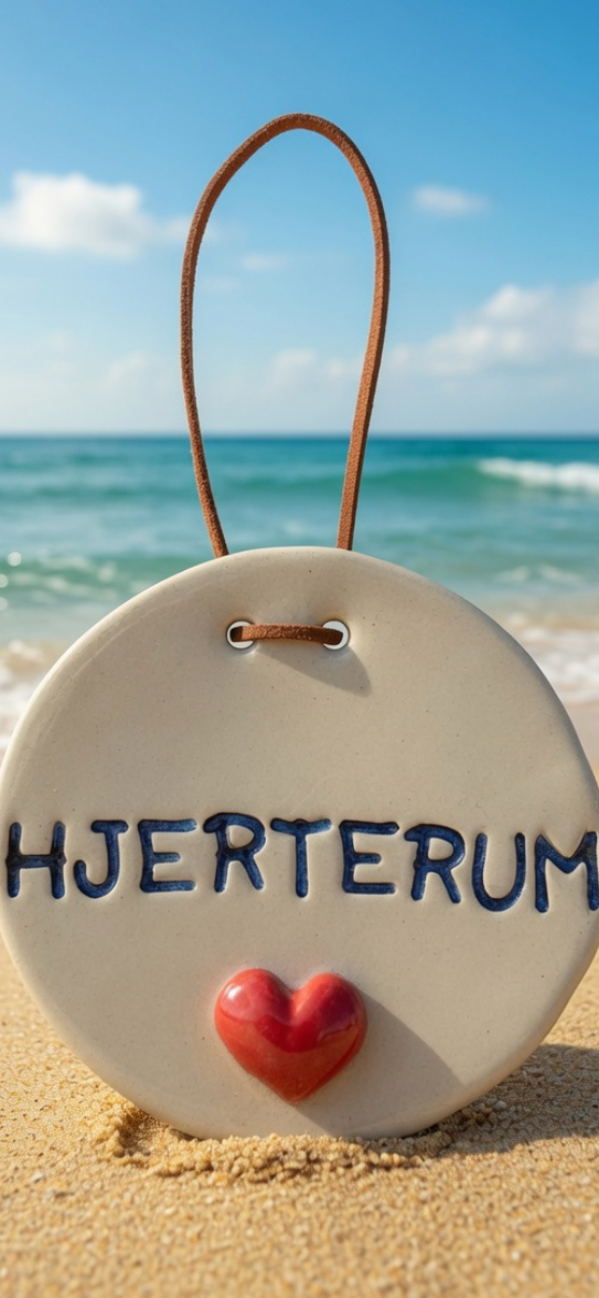 Hjerterum – håndlavet keramikskilt ❤️