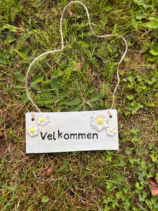 Velkommen skilt